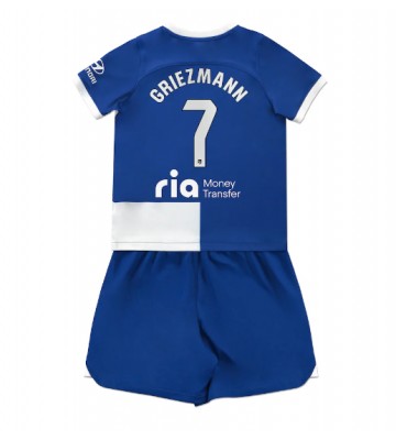 Atletico Madrid Antoine Griezmann #7 Udebanesæt Børn 2023-24 Kort ærmer (+ korte bukser)